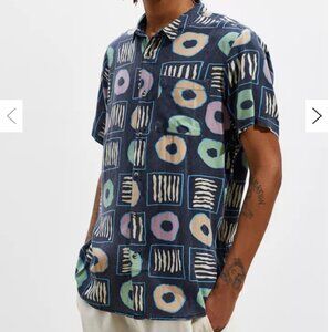 Rolla’s Bon Fruit Loops Short Sleeve Button-Down Shirt - Men's medium